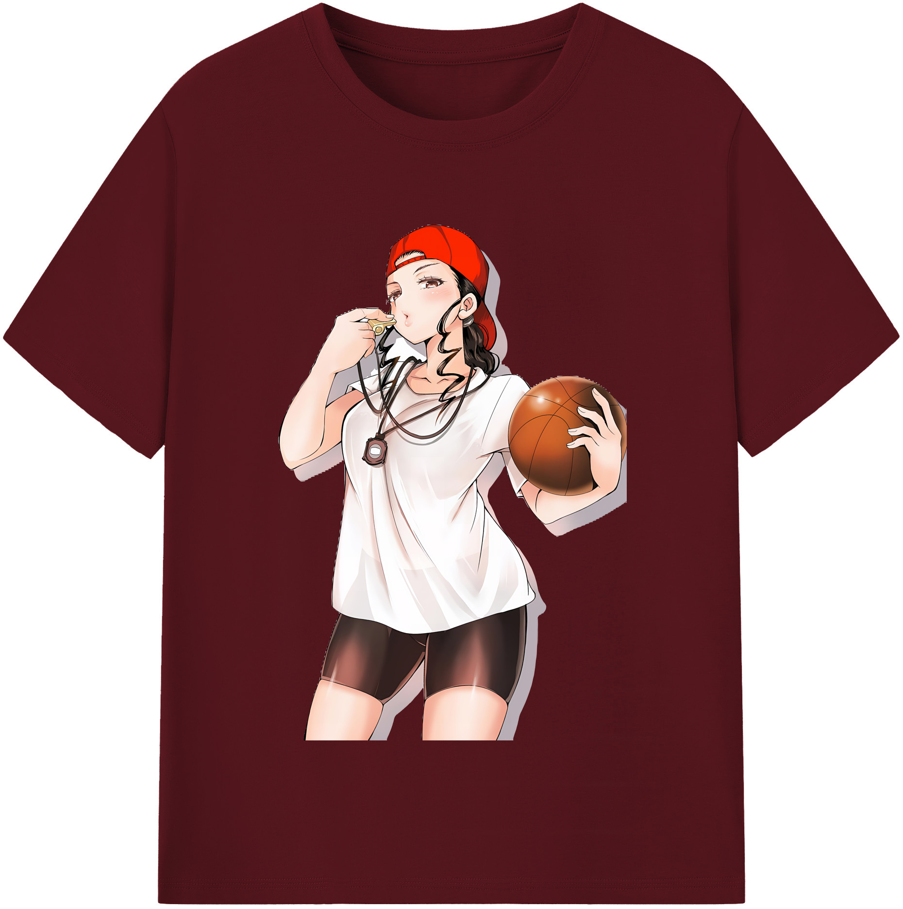 SLAM DUNK／スラムダンク 綿100％半袖Tシャツ（フロントプリント）